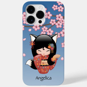 Coques Pour iPhone Poupée de Kitsune Kokeshi - fille de geisha de Fo