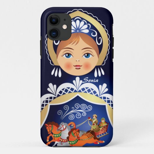 Coques Case-Mate iPhone Poupée de Russe de Babushka Matryoshka (Dos)