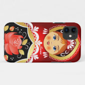 Coques Case-Mate iPhone Poupée de Russe de Babushka Matryoshka (Dos (Horizontal))
