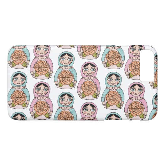 Coques Case-Mate iPhone Poupée d'imbrication Apple iPhone 8 Plus Protecteu (Dos (Horizontal))