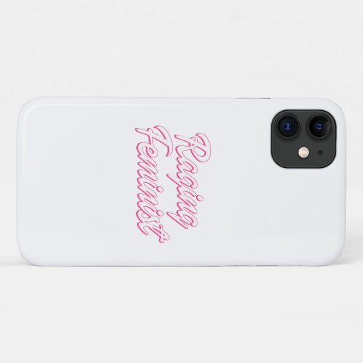 Coques Case-Mate iPhone Poupée féministe en colère (Dos (Horizontal))
