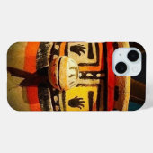 Coques Case-Mate iPhone Poupée Kachina Carved Bois visage photo jolie anti (Verso (horizontal))