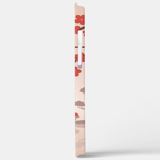 Coques Case-Mate iPhone Poupée rouge Sakura Kokeshi - Geisha japonais (Verso / Gauche)