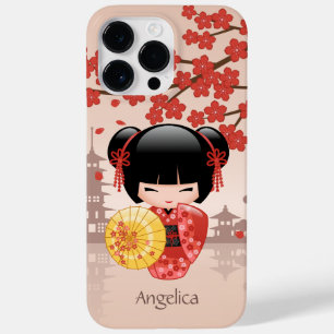 Coques Pour iPhone Poupée rouge Sakura Kokeshi - Geisha japonais