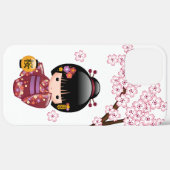 Coques Case-Mate iPhone Poupée Sakura Kokeshi - jolie fille japonaise Geis (Retour (horizontal))