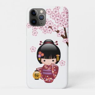 Case-Mate iPhone Case Poupée Sakura Kokeshi - jolie fille japonaise Geis