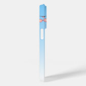 Coques Case-Mate iPhone Poupée Ume Kokeshi - Japonaise Geisha Girl Blue (Verso / Droite)