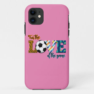 Case-Mate iPhone Case Pour L'Amour Du Jeu Soccer Maman Leopard