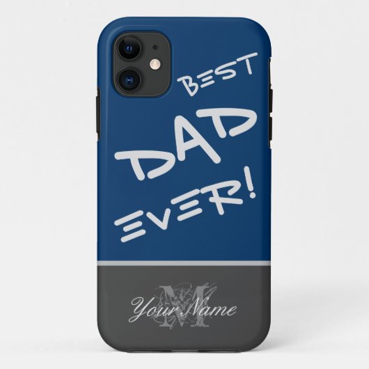 Coques Case-Mate iPhone Pour le meilleur papa du monde ! Ca iPhone coque-M (Dos)