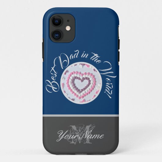Coques Case-Mate iPhone Pour le meilleur papa du monde ! Ca iPhone coque-M (Dos)