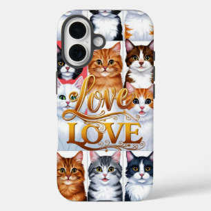 Coques iPhone 16 Pour les amoureux de les chats uniquement, votre n