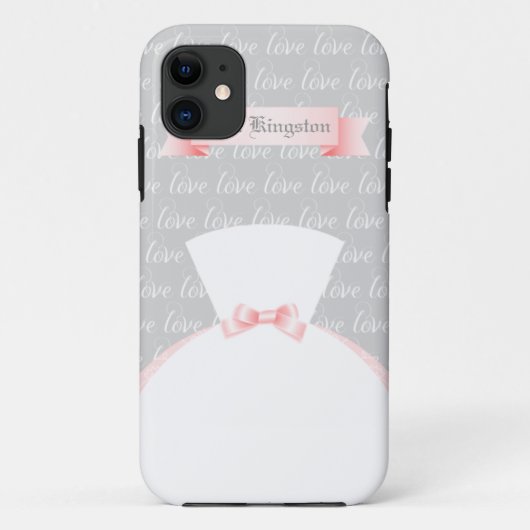 Coques Case-Mate iPhone Pour personnalisée par jeune mariée "Mme " (Dos)