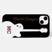 Coques Case-Mate iPhone pour un guitariste rock (Verso (horizontal))