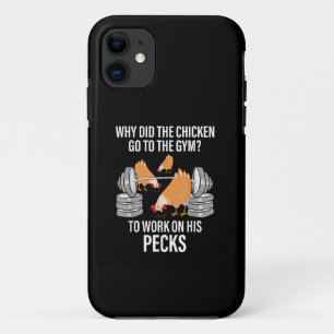 Case-Mate iPhone Case Pourquoi le poulet est-il allé à la gym drôle d'an