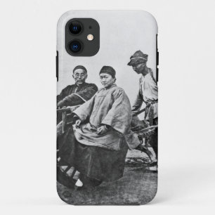 Coques Pour iPhone Pousse-pousse chinoise, c.1870 (photo de b/w)