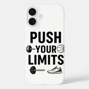 Coques iPhone 16 Pousser vos limites - Motivation sportive