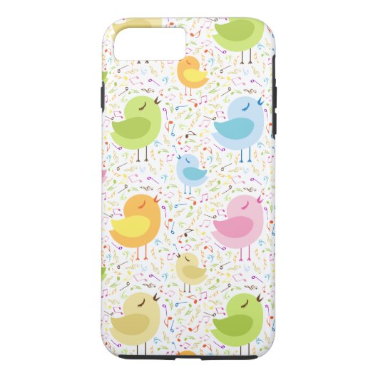 Coques Case-Mate iPhone Poussins abstraits de chant (Dos)