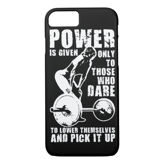Coques Case-Mate iPhone POUVOIR. Exercice d'haltérophilie pour femmes (Dos)