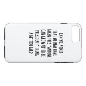 Coques Case-Mate iPhone Pouvons-nous admettre (Dos (Horizontal))