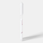 Coques Case-Mate iPhone Pow rose tendance personnalisée avec le nom Monogr (Verso / Droite)