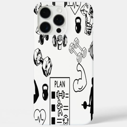 Coques Case-Mate iPhone Power Grip Téléphone Boîtier Veiny Dumbbell Design (Verso)
