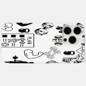 Coques Case-Mate iPhone Power Grip Téléphone Boîtier Veiny Dumbbell Design (Verso (horizontal))