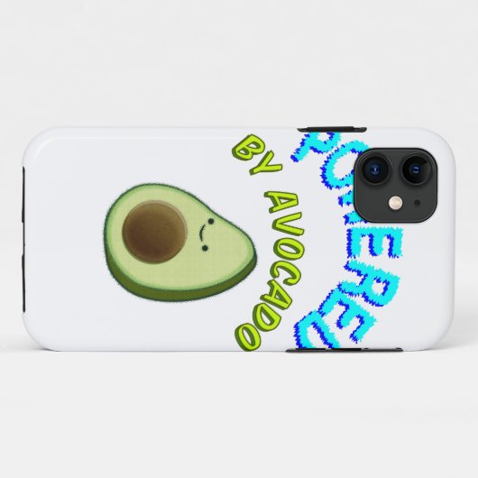Coques Case-Mate iPhone Powered by Avocado (Dos (Horizontal))