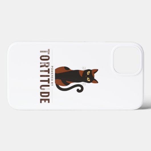Coques Case-Mate iPhone Powered by Tortitude Funny Cat Phone Case (Verso (horizontal))