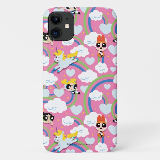 Coques Case-Mate iPhone Powerpuff Girls & Donny Rainbow Motif (Dos)