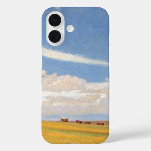 Coques Case-Mate iPhone Prairie après l'orage par Maynard Dixon, Art ancie (Verso)