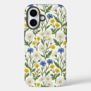 Coques iPhone 16 Prairie de fleurs sauvages Harmonie-Marguerite & B