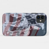 Coques Case-Mate iPhone Prayers de Stampede (ballpoint avec drapeau) (Dos (Horizontal))