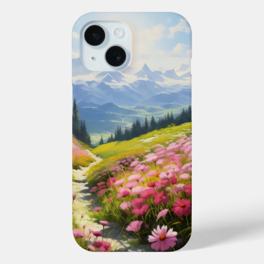 Coques Case-Mate iPhone Pré dans les montagnes (Verso)