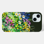 Coques Case-Mate iPhone pré d'été, fleurs sauvages (Verso (horizontal))