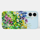 Coques Case-Mate iPhone pré d'été, fleurs sauvages (Verso (horizontal))