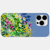 Coques Case-Mate iPhone pré d'été, fleurs sauvages (Verso (horizontal))