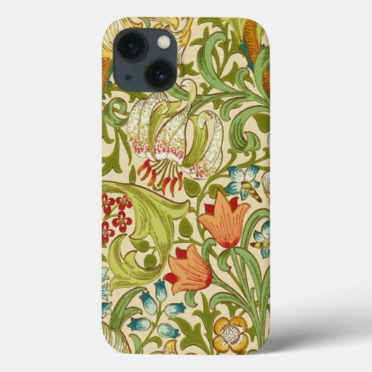 Coques Case-Mate iPhone Pre-Raphaelite d'or de cru de lis de William (Verso)