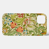 Coques Case-Mate iPhone Pre-Raphaelite d'or de cru de lis de William (Verso (horizontal))