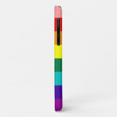 Coques Case-Mate iPhone Premier drapeau de la Rainbow Pride (Dos/Gauche)