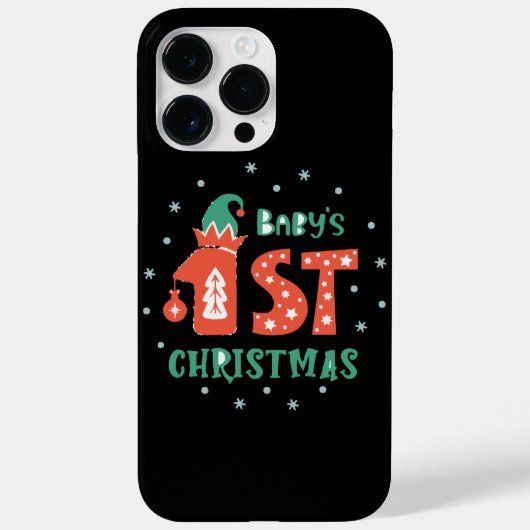 Coques Case-Mate iPhone Premier Noël de bébé (Verso)