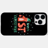 Coques Case-Mate iPhone Premier Noël de bébé (Verso (horizontal))