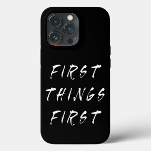 Case-Mate iPhone Case Première Chose Première Citation Slogan Style manu