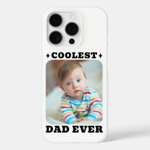 Coques iPhone 16 Pro Première Fête des Pères Papa le Plus Cool Bébé Pho