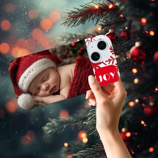 Coques Case-Mate iPhone Première photo de Noël du mignon bébé