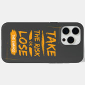 Coques Case-Mate iPhone prendre le risque ou perdre la chance (Verso (horizontal))