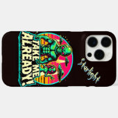 Coques Case-Mate iPhone Prends-Moi Déjà ! Aventures UFO (Verso (horizontal))