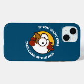 Coques Case-Mate iPhone Prenez soin de la poule 1 (Verso (horizontal))