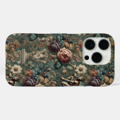 Coques Case-Mate iPhone Prenez un Bow - Gothique Floral Design (Verso (horizontal))