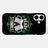 Coques Case-Mate iPhone Préparons-nous à trébucher Drôle de St Patrick (Verso (horizontal))