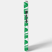 Coques Case-Mate iPhone Preppy Alligator – Green & White (Verso / Gauche)